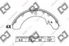 DJ PARTS BS1068 Brake Shoe Set